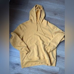 J Crew Gold Pullover Hoodie (size large)